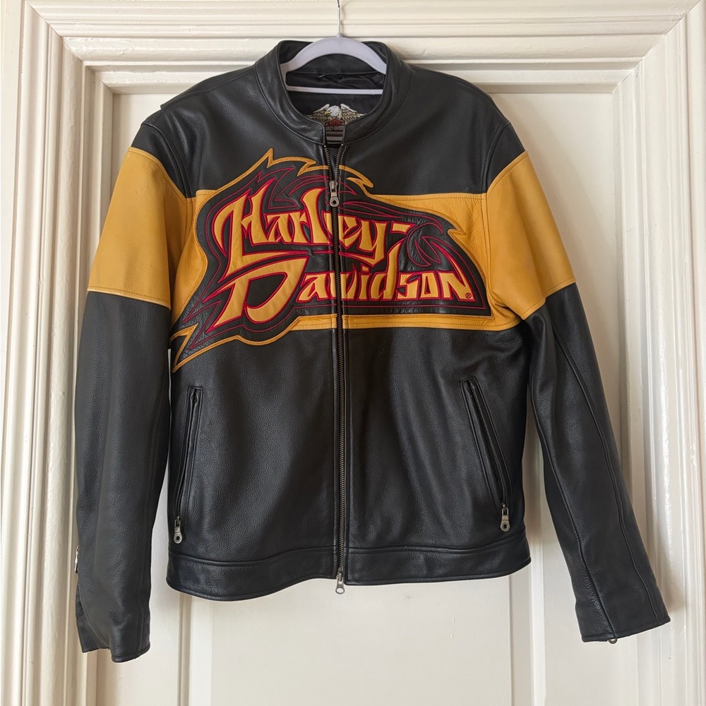 Vintage Harley Davidson Genuine Leather Jacket